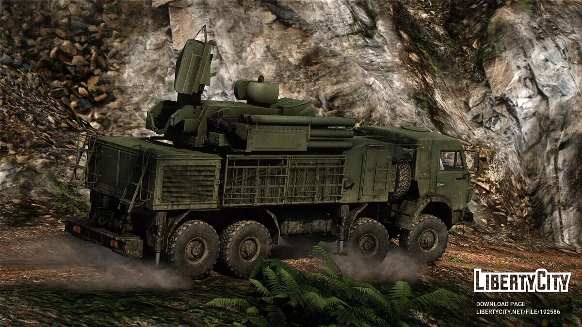 Pantsir-S1 Anti Air Truck [Add-On | LODs] 1.0 / GTA 5