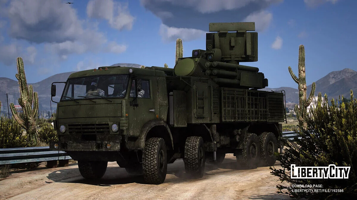 Pantsir-S1 Anti Air Truck [Add-On | LODs] 1.0 / GTA 5