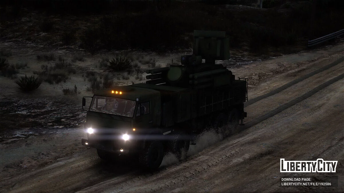 Pantsir-S1 Anti Air Truck [Add-On | LODs] 1.0 / GTA 5