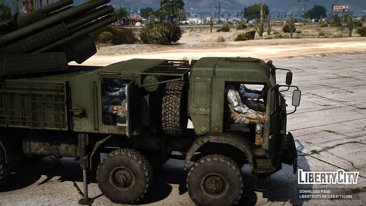 Pantsir-S1 Anti Air Truck [Add-On | LODs] 1.0 / GTA 5