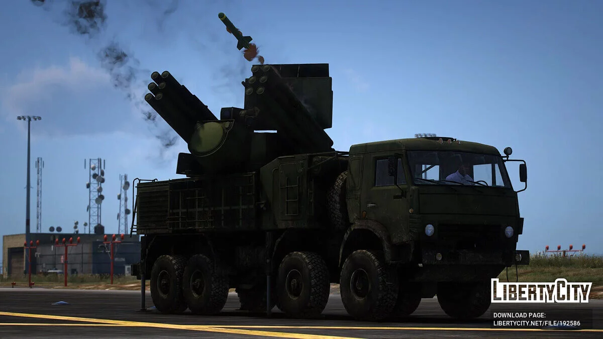 Pantsir-S1 Anti Air Truck [Add-On | LODs] 1.0 / GTA 5