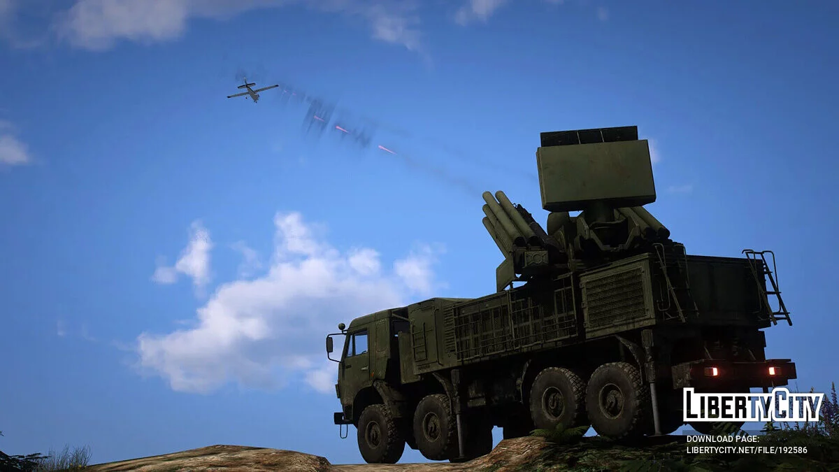 Pantsir-S1 Anti Air Truck [Add-On | LODs] 1.0 / GTA 5