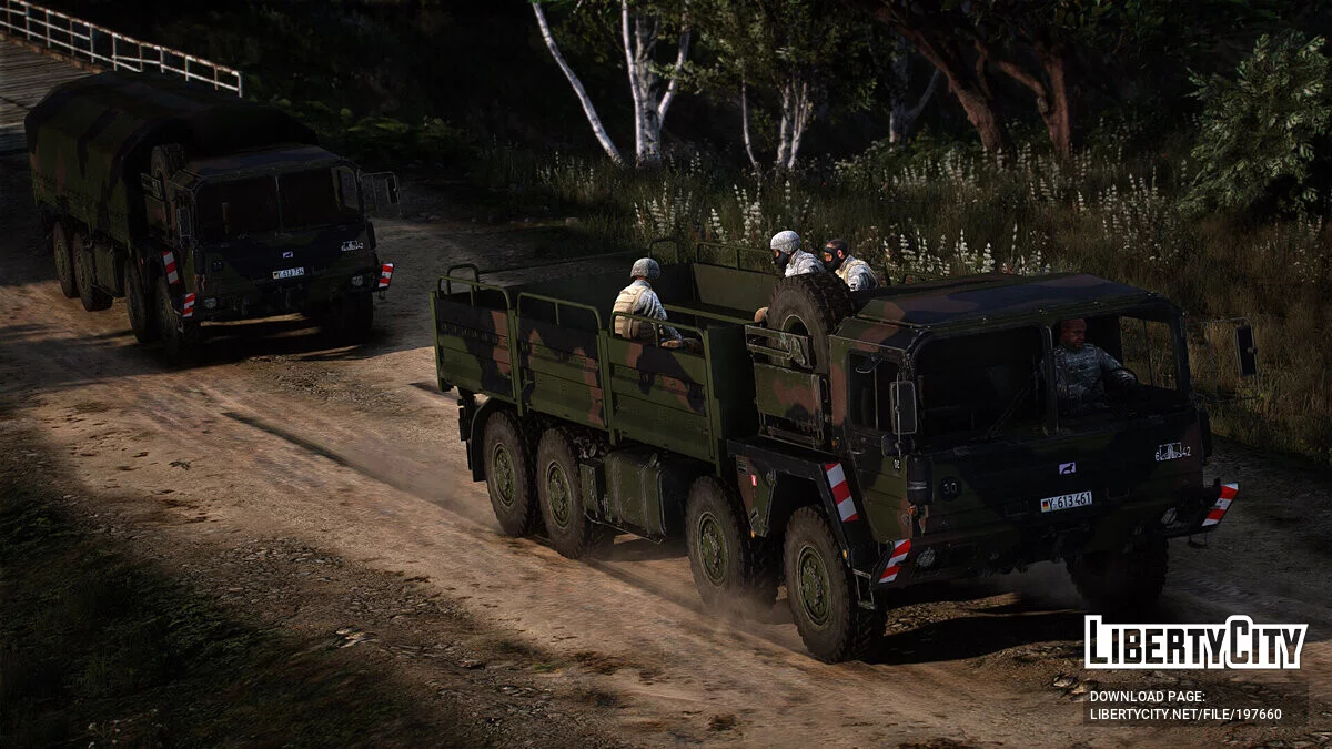 MAN KAT 8x8 Flatbed / GTA 5