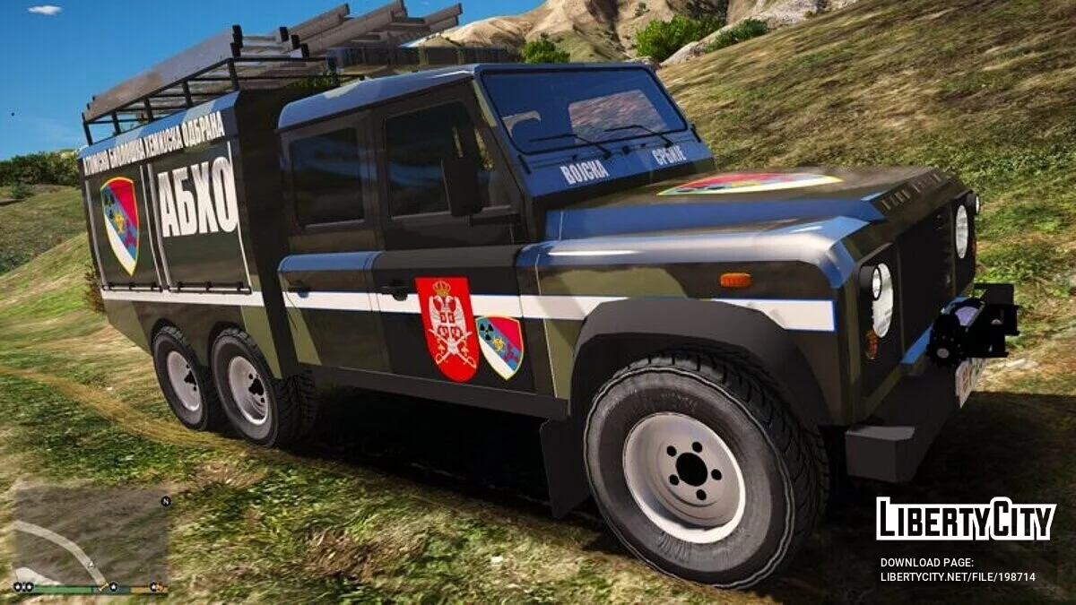 Defender - Serbian Woodland 6x6 / GTA 5