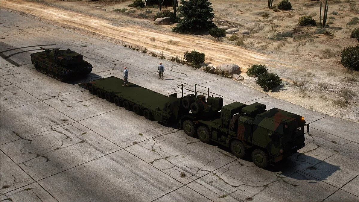 MAN HX81 SLT Mammut with trailer / GTA 5