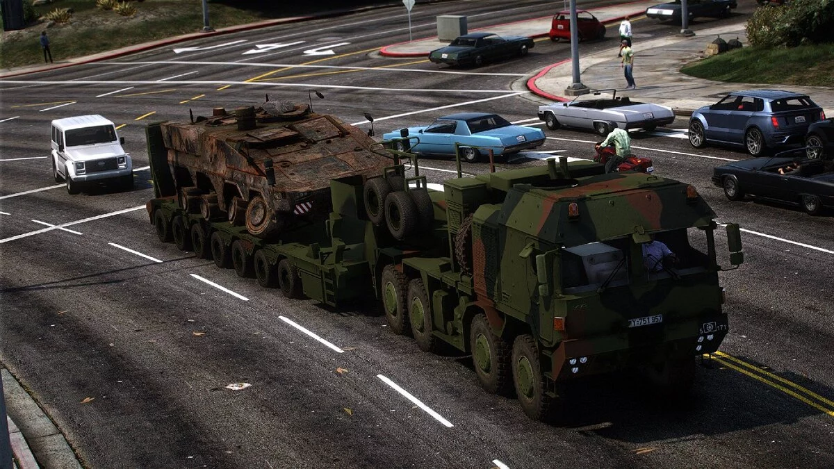MAN HX81 SLT Mammut with trailer / GTA 5