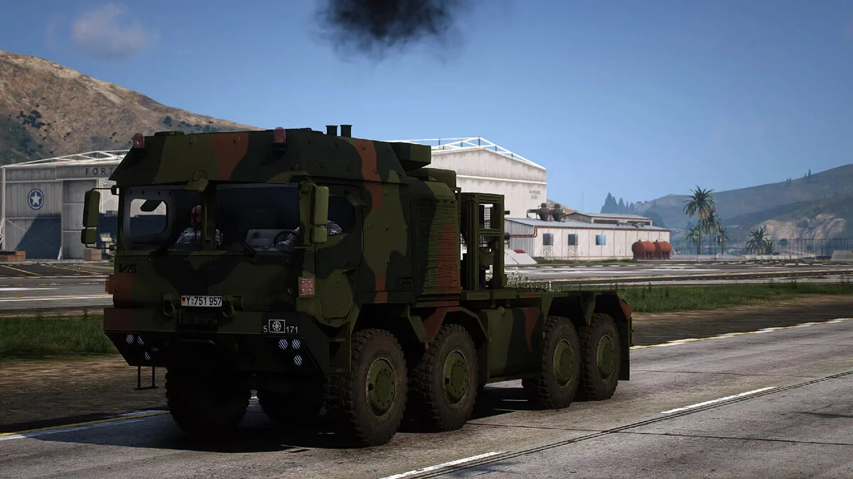 MAN HX81 SLT Mammut with trailer / GTA 5