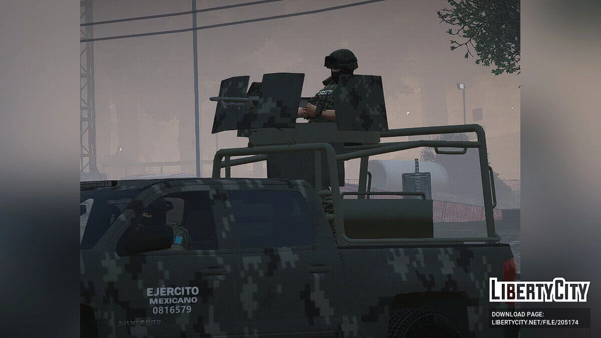 2017 Chevrolet Silverado / SEDENA / MexicoMod [Addon/FiveM] / GTA 5