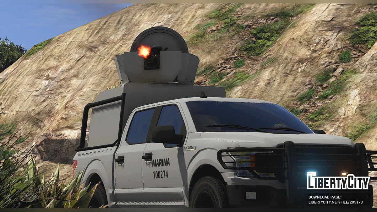 2018 F150 SEMAR Marina / Minigun / MexicoMod [Replace/FiveM] / GTA 5