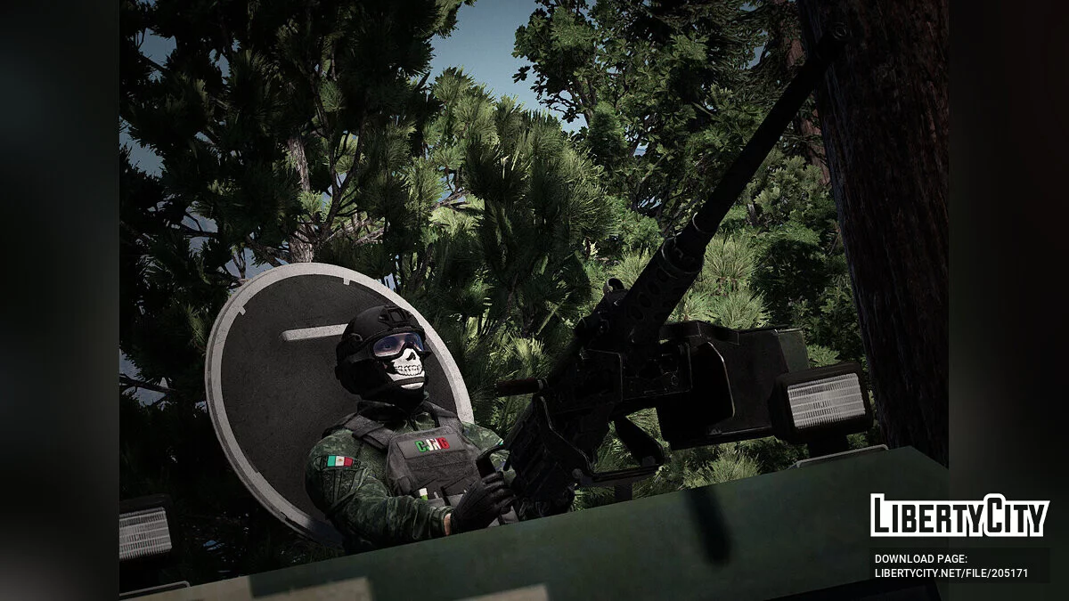 Ford F350 Armored - Armed Vehicle - MexicoMod [SP/FIVEM] / GTA 5