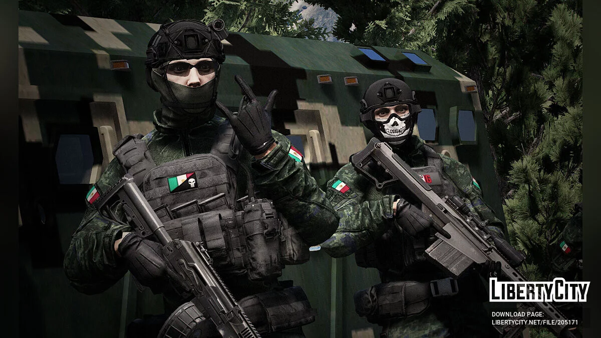 Ford F350 Armored - Armed Vehicle - MexicoMod [SP/FIVEM] / GTA 5