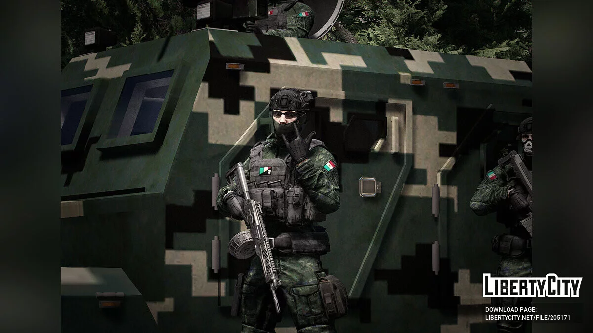 Ford F350 Armored - Armed Vehicle - MexicoMod [SP/FIVEM] / GTA 5