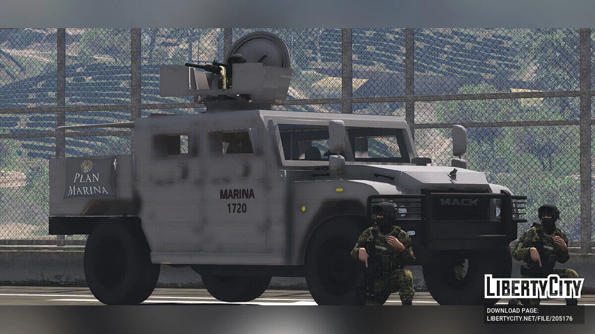 Mack Shepard SEMAR Marina / M2 / Mexico Mod [Replace/FiveM] / GTA 5