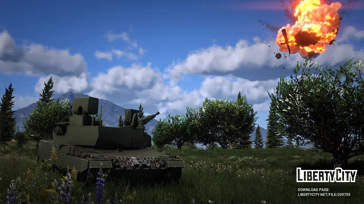 Leopard 2 Skyranger [Add-On] 1.0 / GTA 5