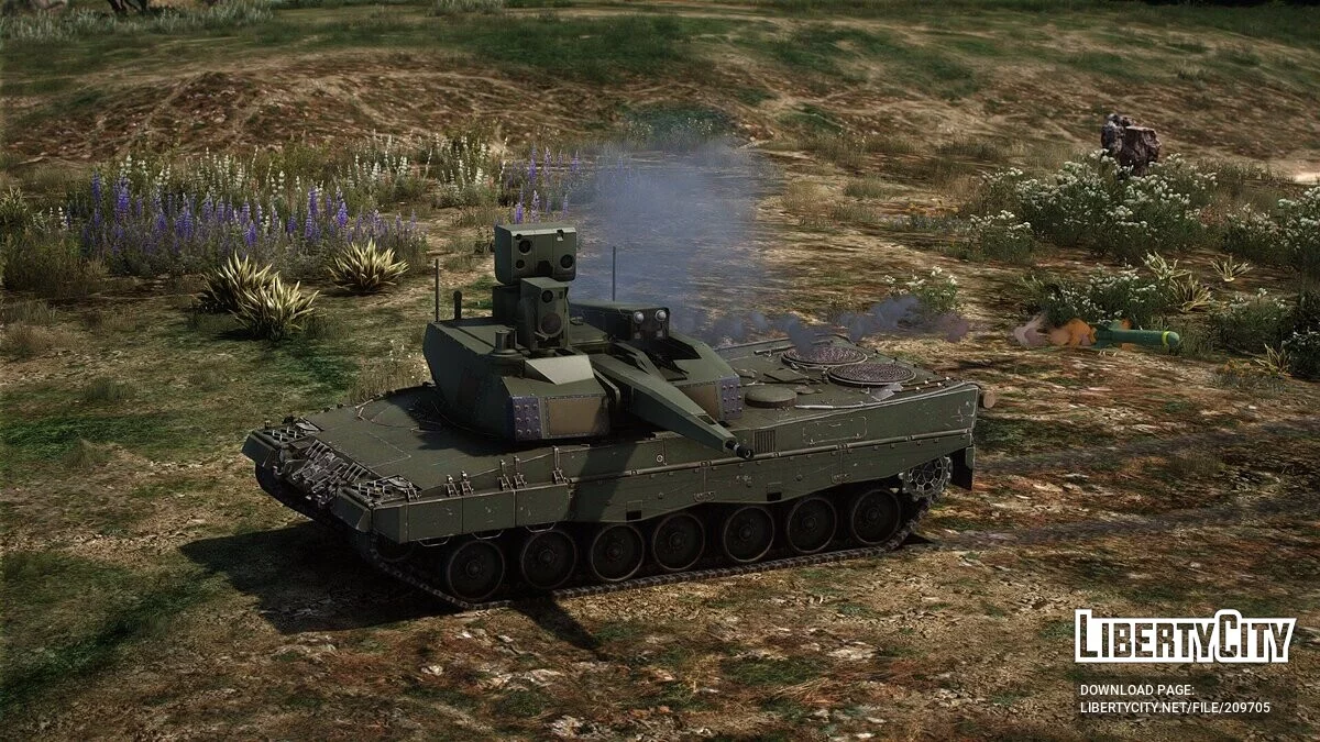 Leopard 2 Skyranger [Add-On] 1.0 / GTA 5