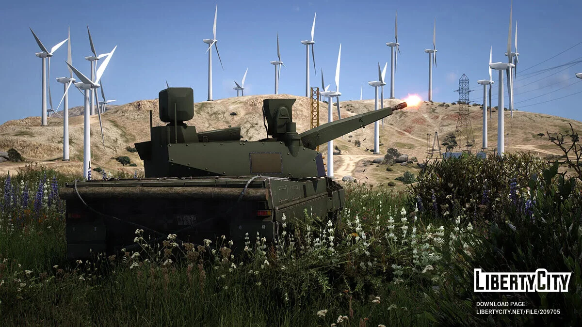 Leopard 2 Skyranger [Add-On] 1.0 / GTA 5