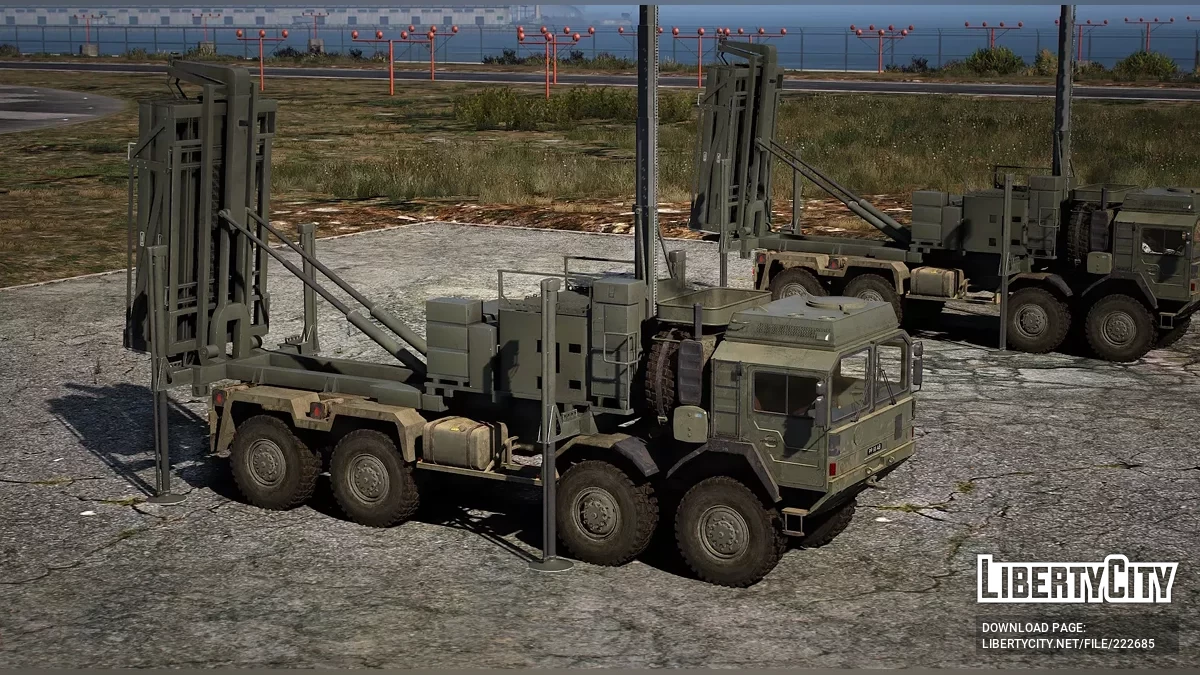 Sky Sabre Missile Launcher Truck British Army [Add-On | Animated] / GTA 5