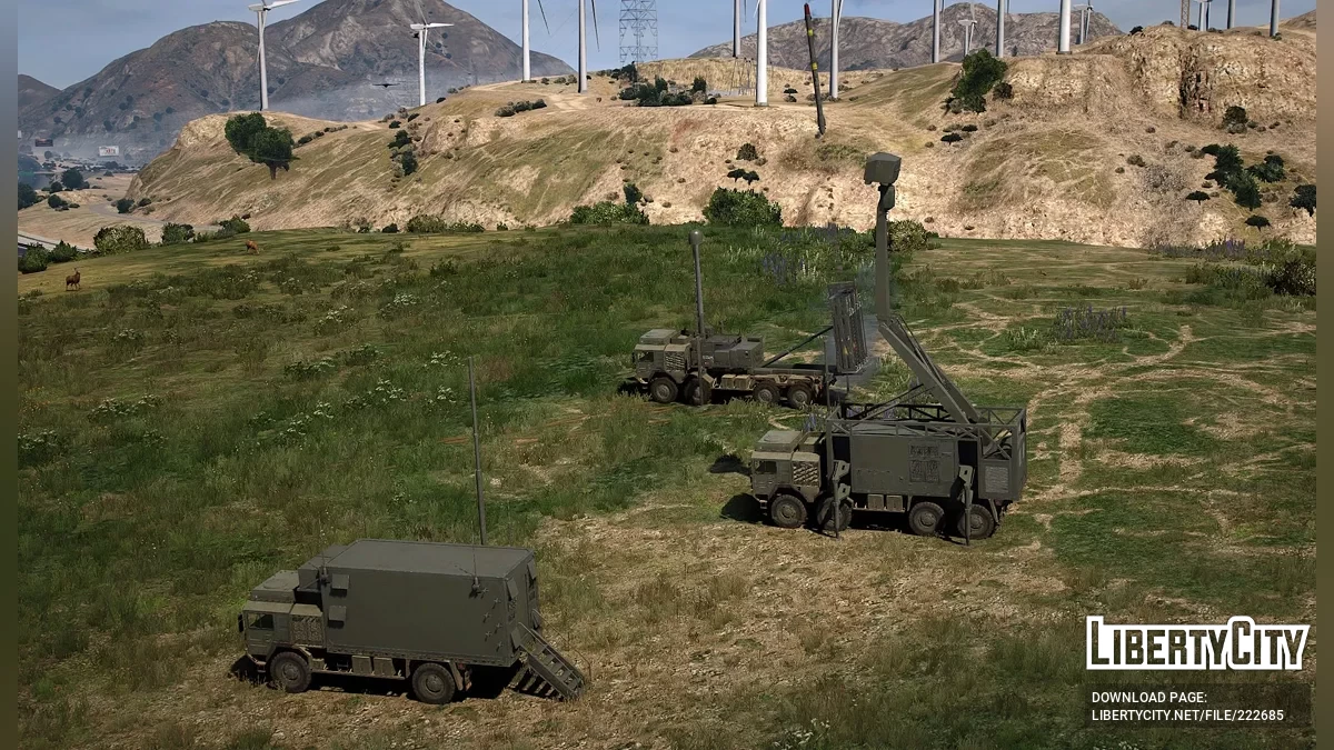 Sky Sabre Missile Launcher Truck British Army [Add-On | Animated] / GTA 5