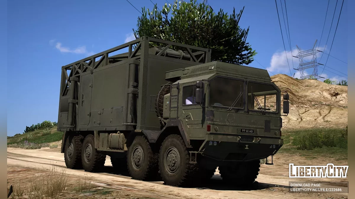 Sky Sabre Radar Truck British Army [Add-On | Animated] / GTA 5
