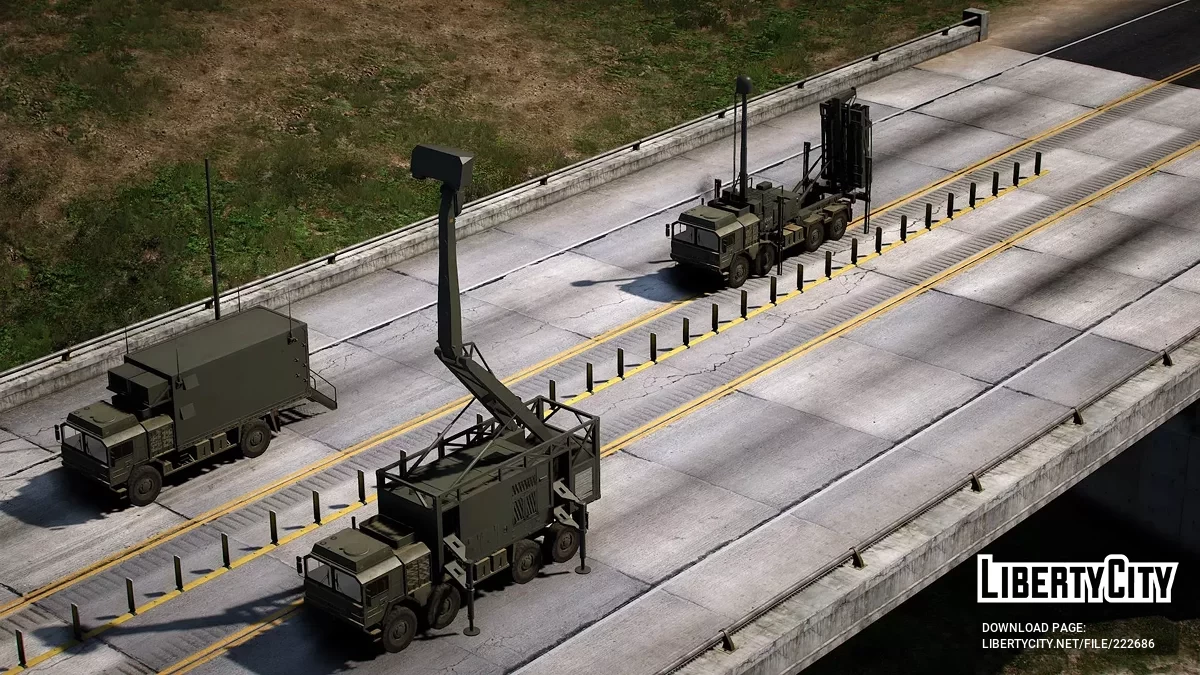 Sky Sabre Radar Truck British Army [Add-On | Animated] / GTA 5