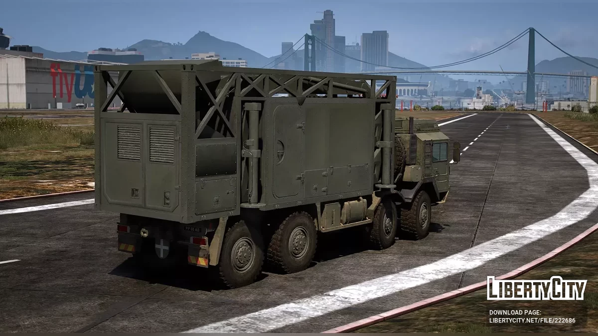Sky Sabre Radar Truck British Army [Add-On | Animated] / GTA 5