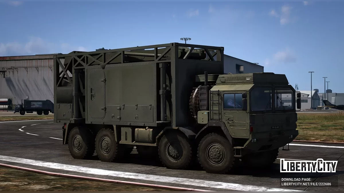 Sky Sabre Radar Truck British Army [Add-On | Animated] / GTA 5