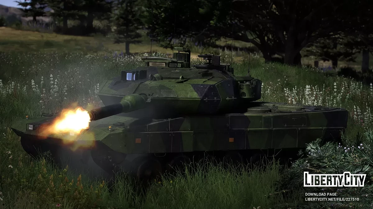 Stridsvagn 122 Swedish Army [Add-On] / GTA 5