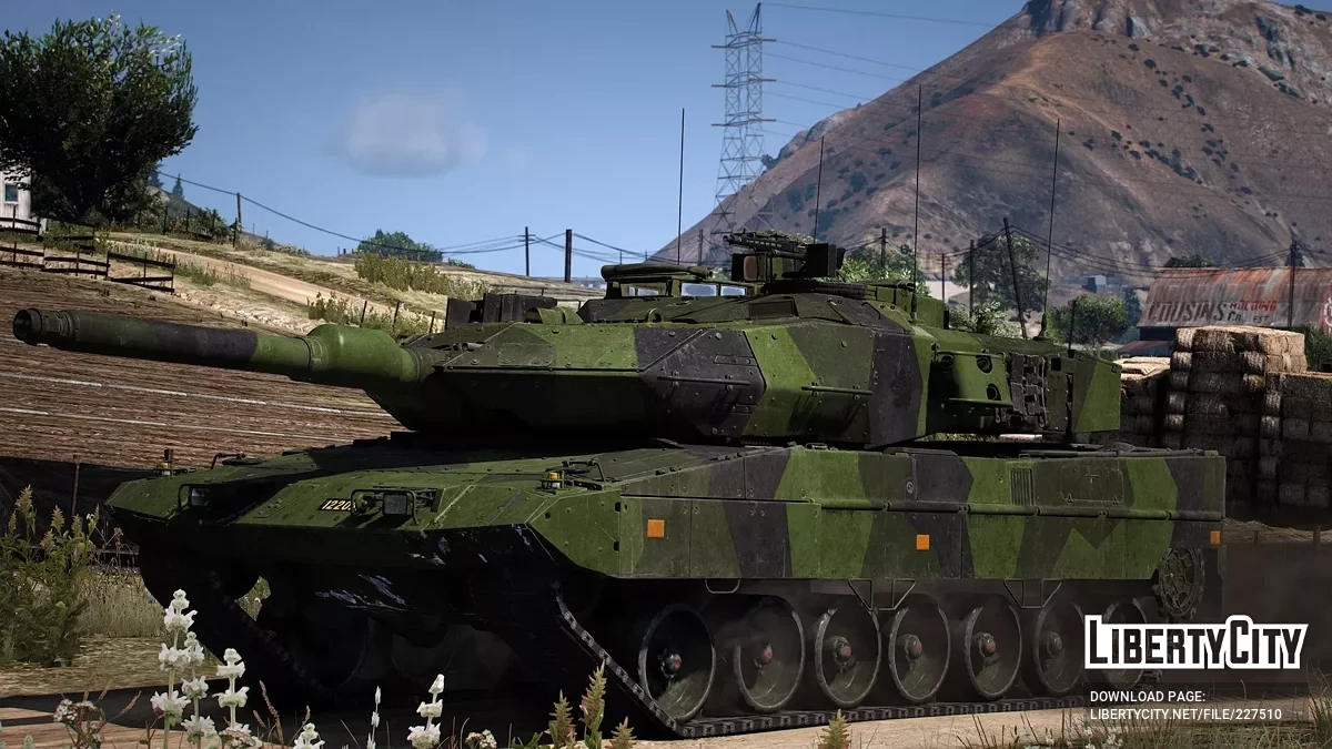 Stridsvagn 122 Swedish Army [Add-On] / GTA 5