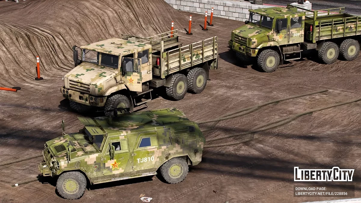 FAW MV3 Truck China [Add-On | LODs] / GTA 5