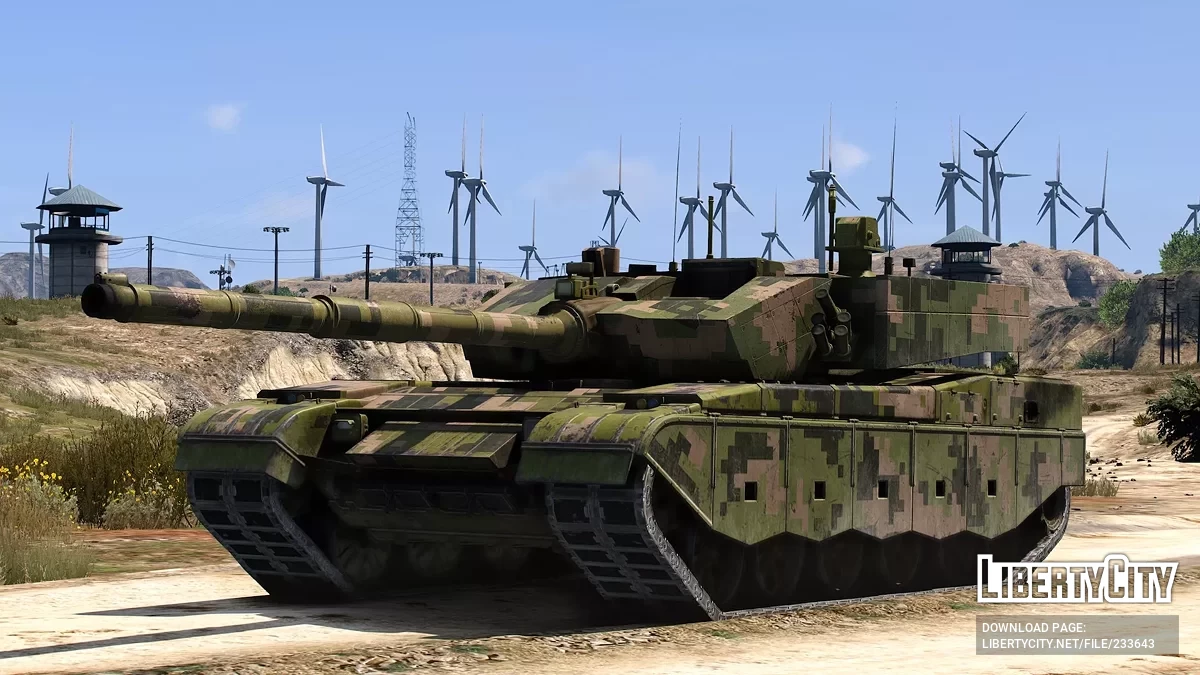 Type 99A China Main Battle Tank PLA [Add-On | LODs] / GTA 5