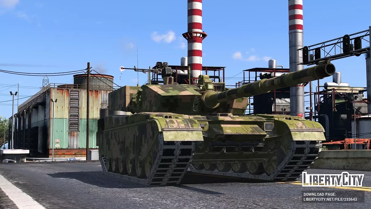 Type 99A China Main Battle Tank PLA [Add-On | LODs] / GTA 5