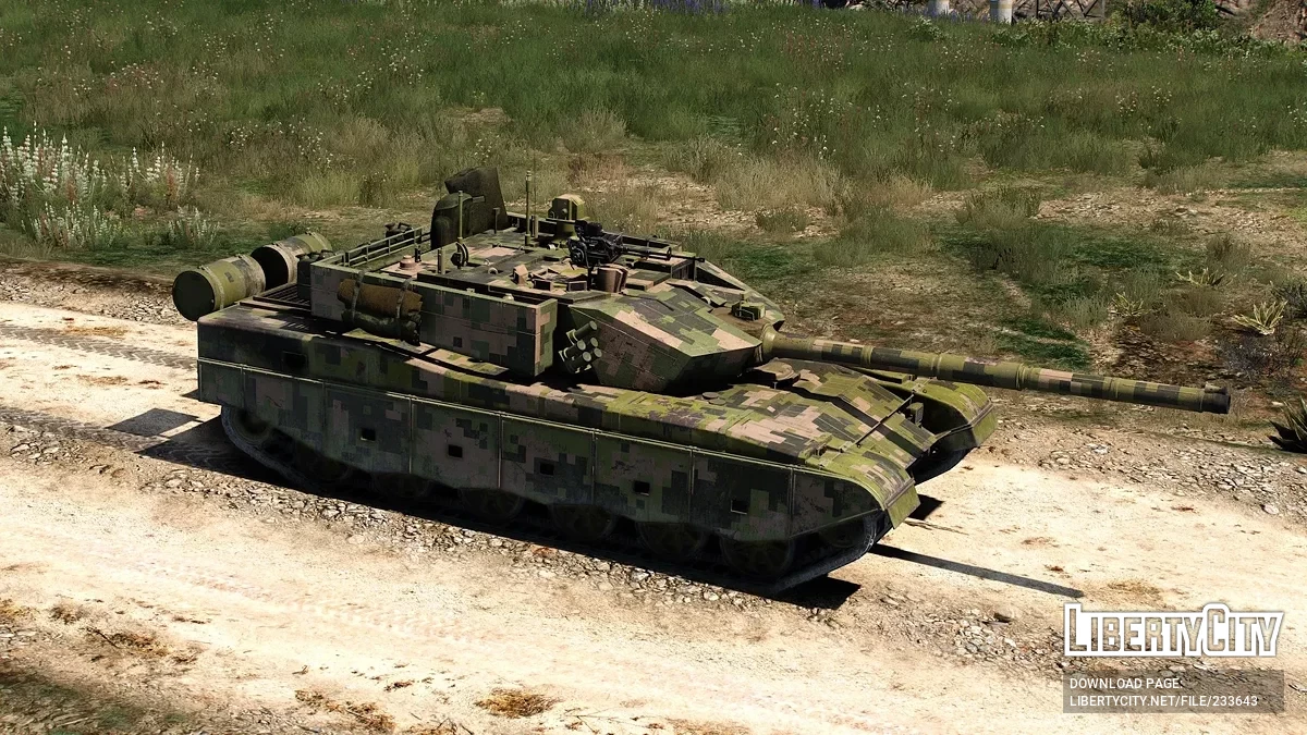 Type 99A China Main Battle Tank PLA [Add-On | LODs] / GTA 5