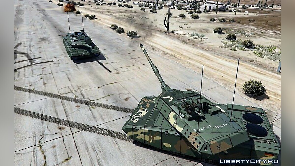 Leopard 2A7+ MBT [Add-On / Replace | HQ] для GTA 5 - Картинка #4