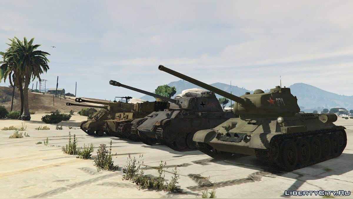 World War II Tanks Pack 1.0 для GTA 5 - Картинка #6