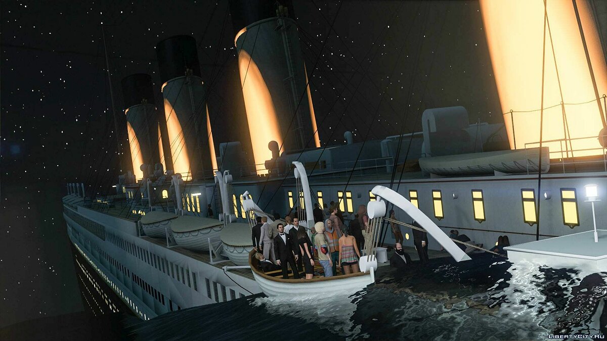 Скачать RMS Titanic [HQ | Add-On] для GTA 5