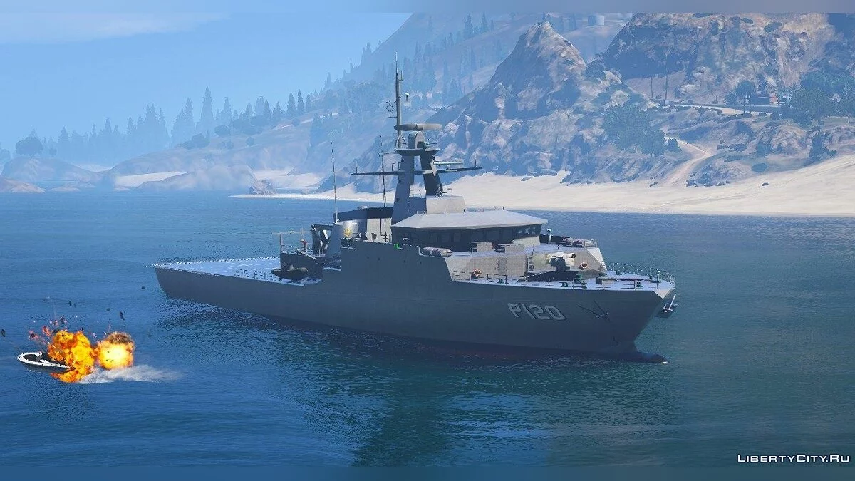 Class P-120 Amazonas Smoke + Gun [Add-On] 2.0 / GTA 5