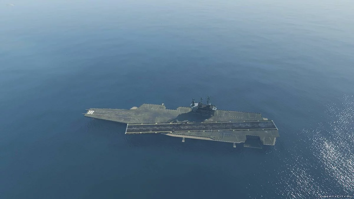 Drivable enhanced aircraft carrier [Add-On] / GTA 5