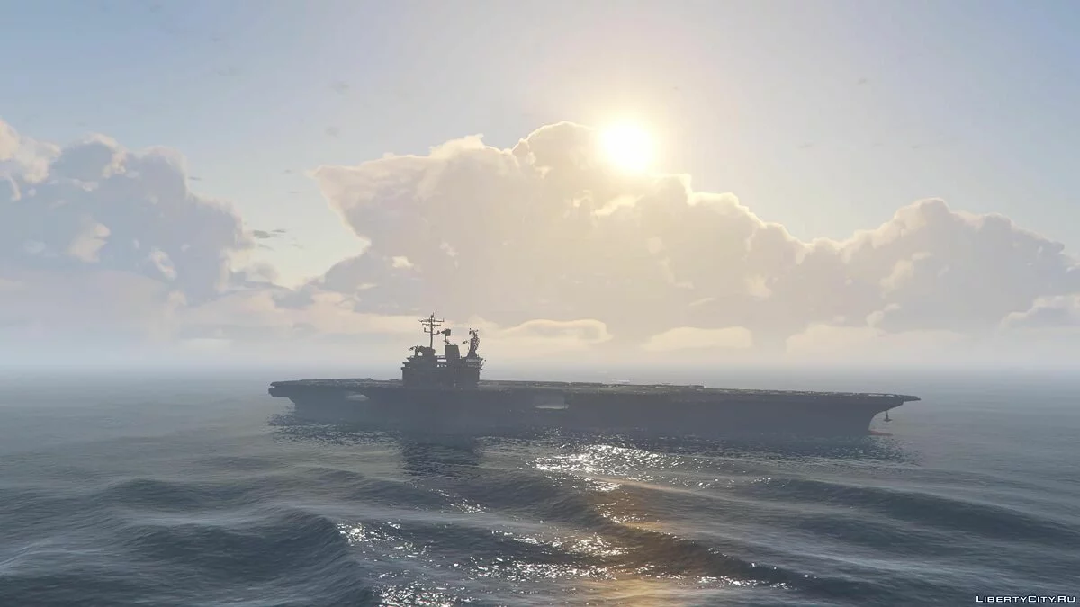 Drivable enhanced aircraft carrier [Add-On] / GTA 5