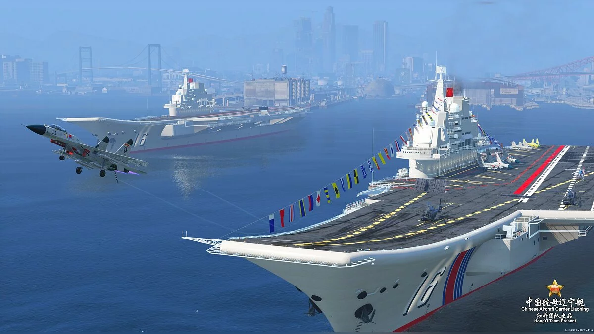 CV-16 Chinese Aircraft Carrier Liaoning 1.0 / GTA 5