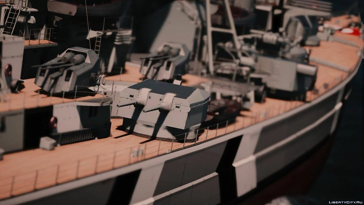 Bismarck-Class Battleship ♚ KMS Bismarck【ADD-ON】 1.1 / GTA 5