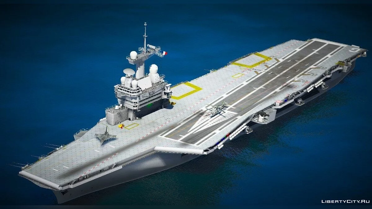 French aircraft carrier Charles de Gaulle [Add-on] V1 / GTA 5