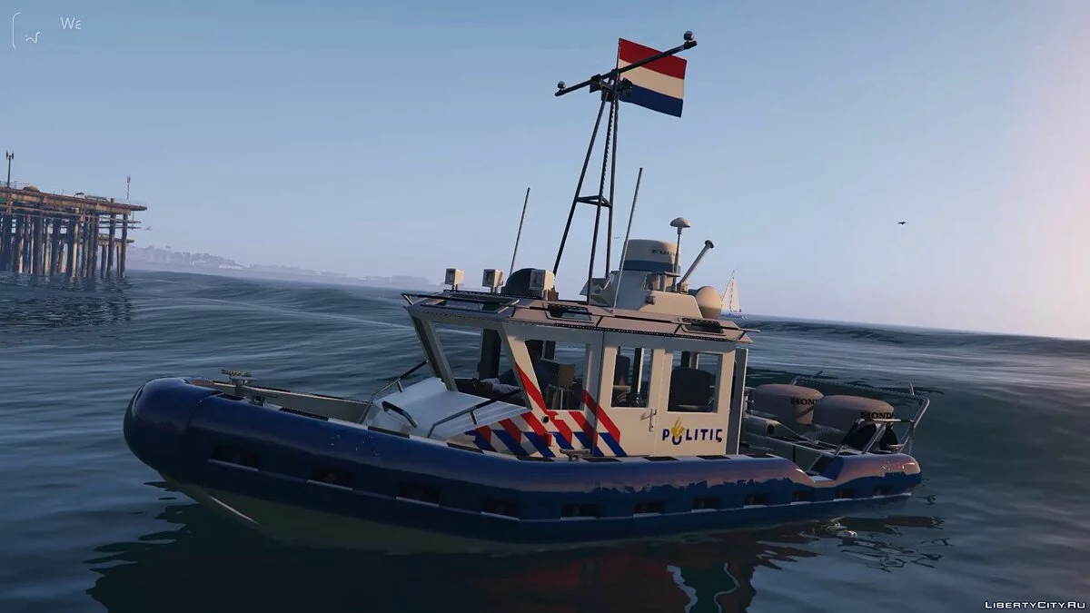 Nederlandse Politieboot / Dutch Police Boat [ELS | Replace] 1.0 / GTA 5