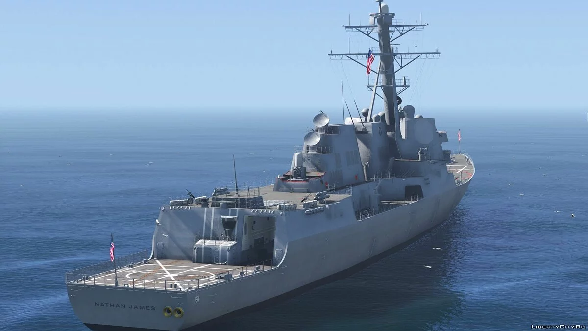 DDG-151 Nathan James [Add-On | Interior | Custom layout] 2.0 / GTA 5