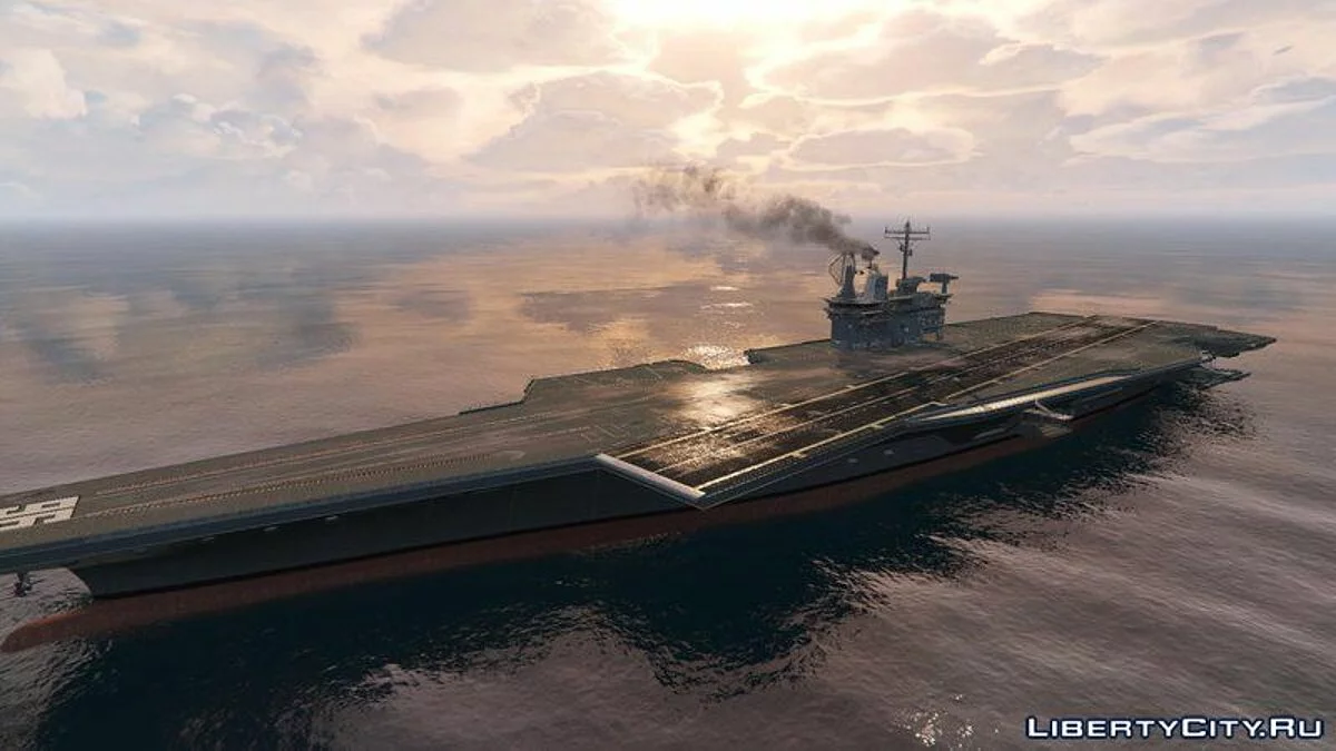Driveable Enhanced Aircraft Carrier [Add-On] / GTA 5