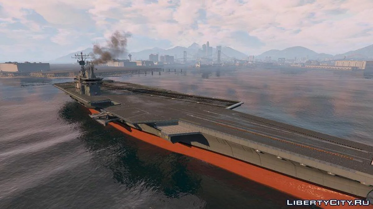 Driveable Enhanced Aircraft Carrier [Add-On] / GTA 5