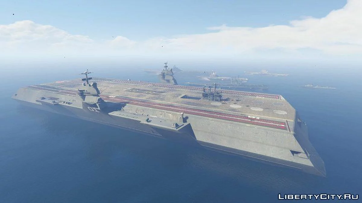 Mega Aircraft Carrier [Add-On] / GTA 5