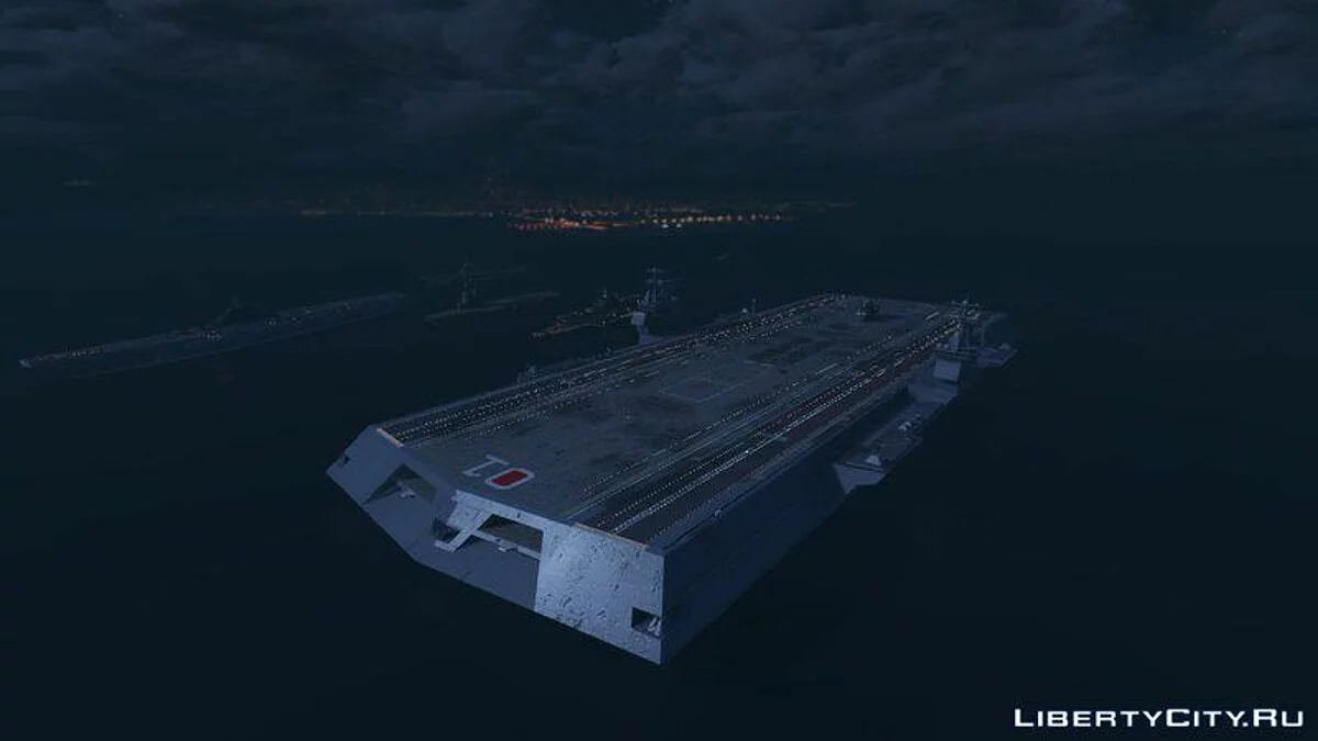 Mega Aircraft Carrier [Add-On] / GTA 5