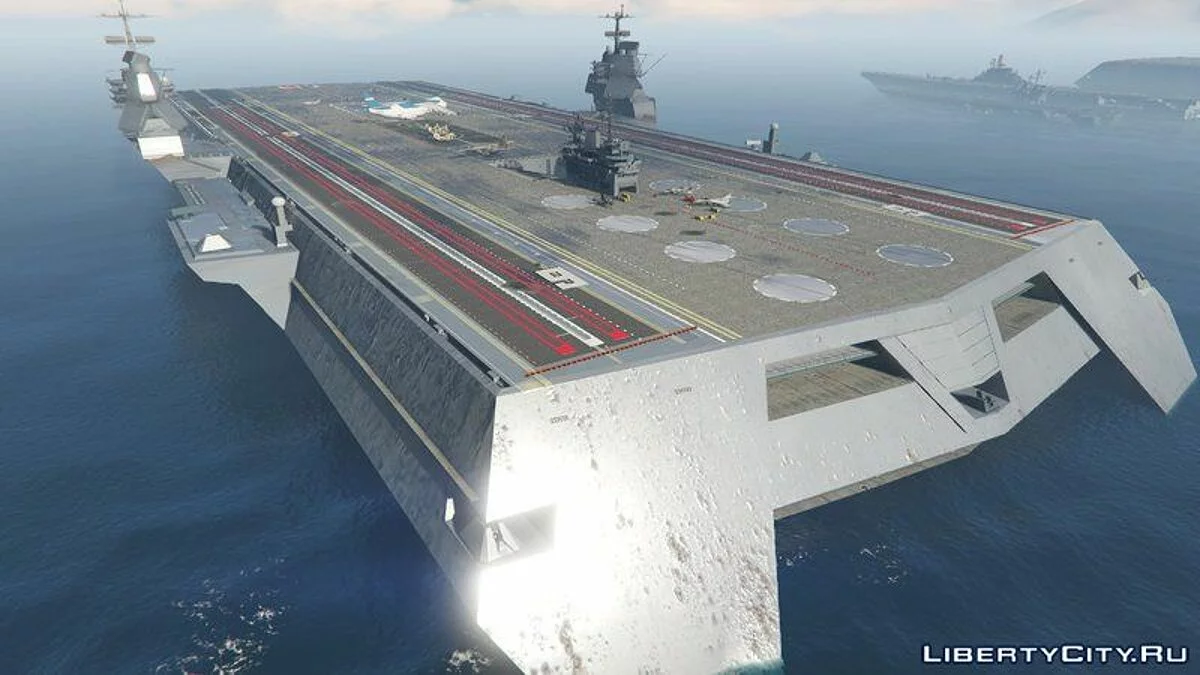 Mega Aircraft Carrier [Add-On] / GTA 5