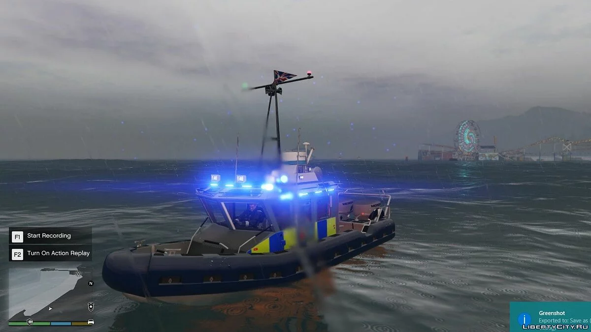 Полицейская лодка Великобритании / GTA 5