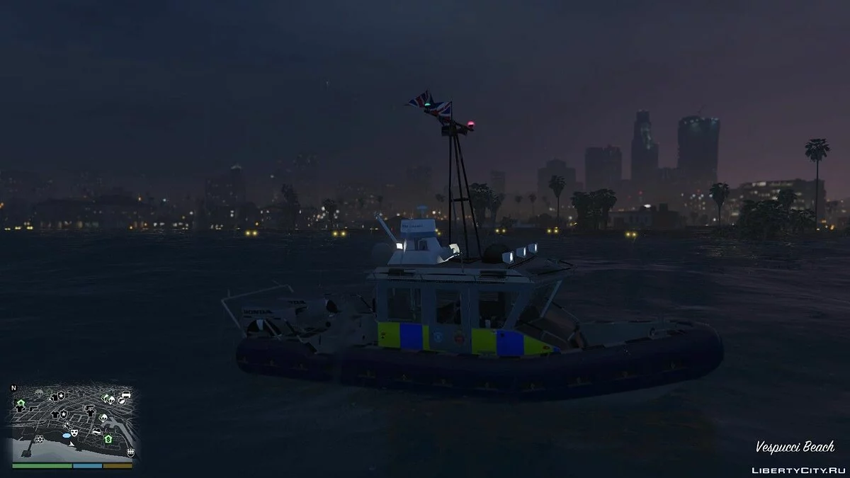 Полицейская лодка Великобритании / GTA 5